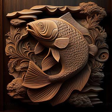 3D модель Тайская рыба лабео (STL)
